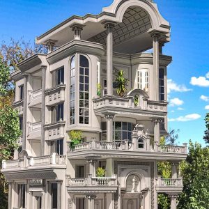 طراحی نما-دکوراسیون داخلی-ویلا