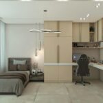 کابینت وکمد دیواری درب چوبی ۱۲ ماه