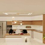 کابینت وکمد دیواری درب چوبی ۱۲ ماه