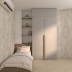 کابینت وکمد دیواری درب چوبی ۱۲ ماه