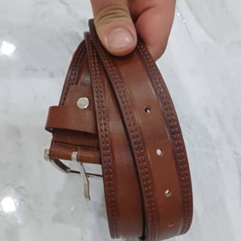 کمربند چرم گاومیش