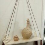 دیوار کوب مکرومه