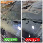 ترمیم ترک و سنگ خوردگی شیشه اتومبیل بصورت تخصصی