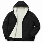 سوییشرت مردانه مشکی داخل تمام خز مدل adidas-مشکی